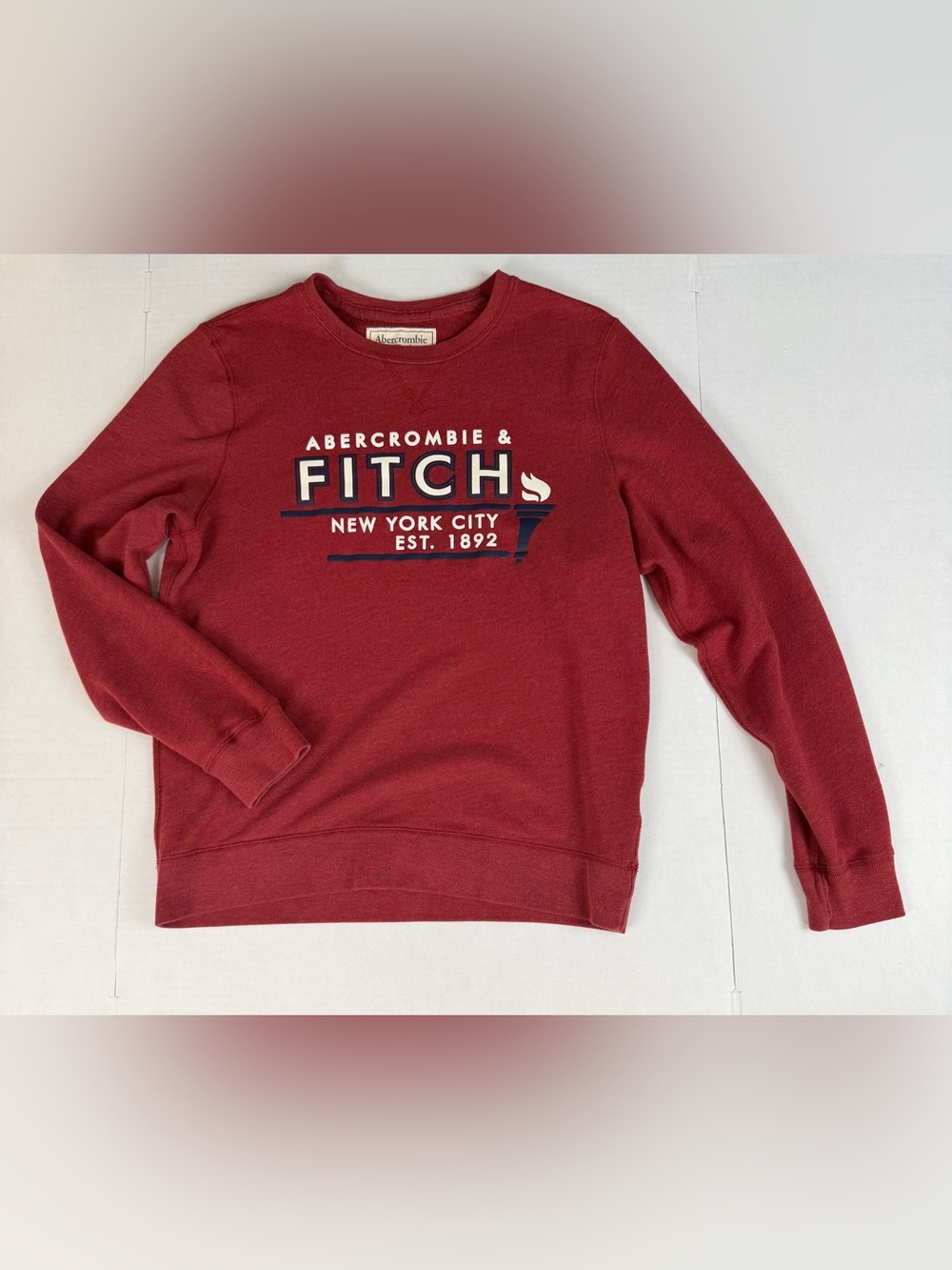Abercrombie & Fitch Vintage NYC Graphic Crewneck Sweatshirt – Size L